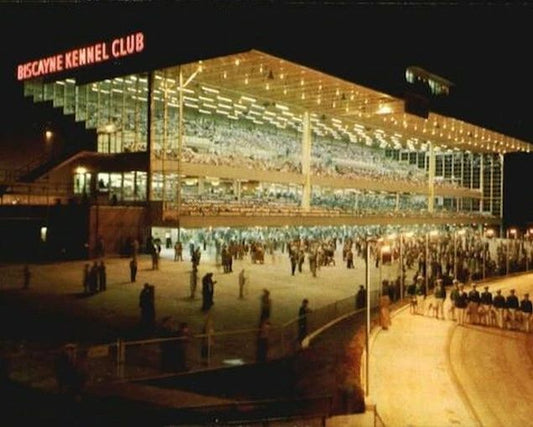 Biscayne Dog Track Keychain Racing Picture Kennel Club