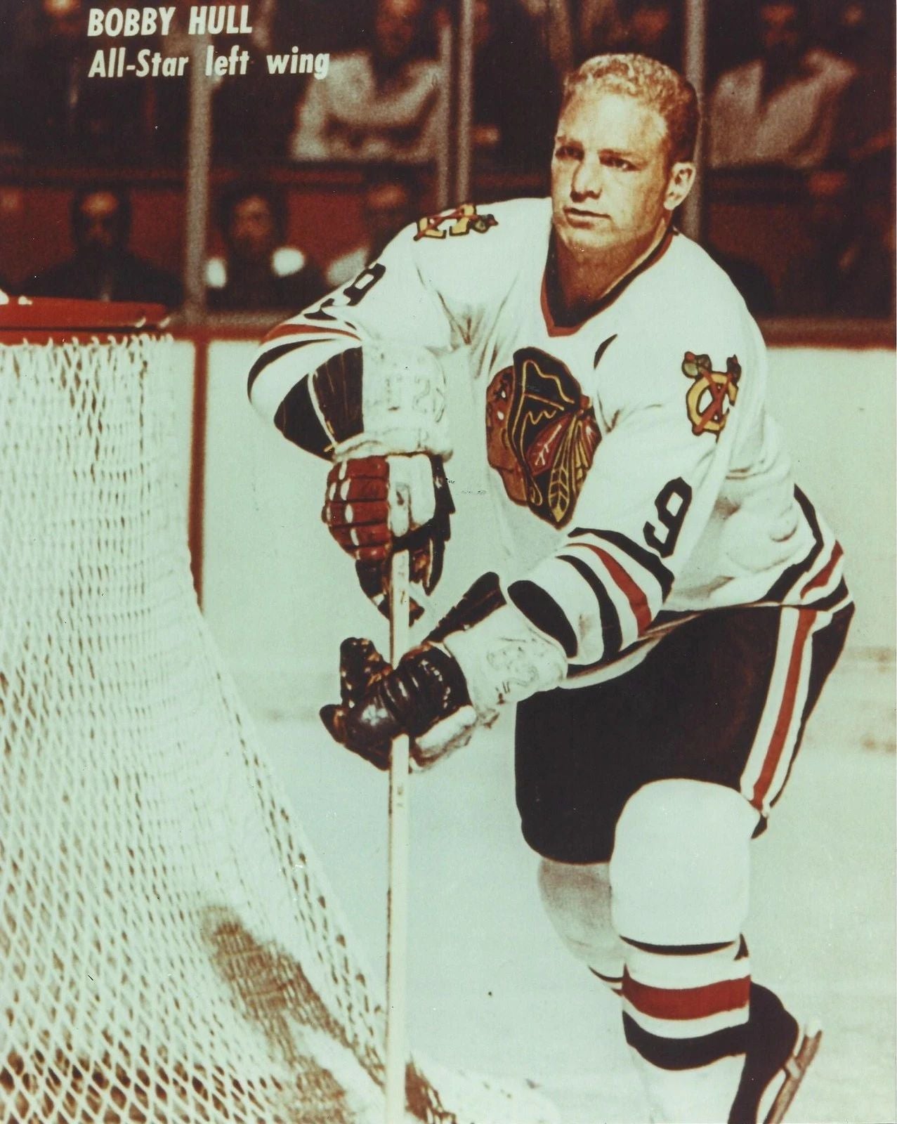 Bobby Hull Magnet Hockey Chicago Blackhawks Nhl Color Action