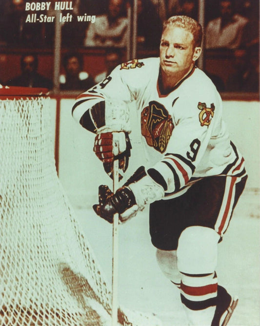 Bobby Hull Magnet Hockey Chicago Blackhawks Nhl Color Action