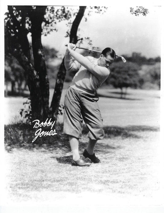Bobby Jones Magnet Golf Picture Under Tree Pga