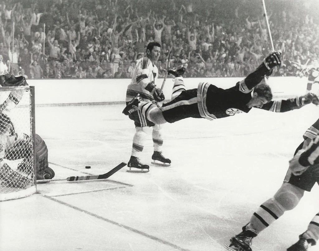 Bobby Orr Keychain Hockey Boston Bruins Picture The Goal Nhl