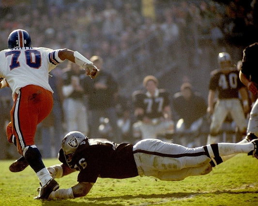 Bob Brown Magnet Oakland Raiders Nfl Football Vs Broncos