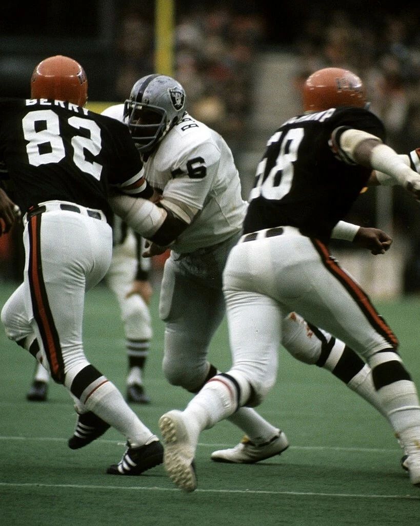 Bob Brown & Royce Berry Magnet Oakland Raiders Bengals Nfl Football Action
