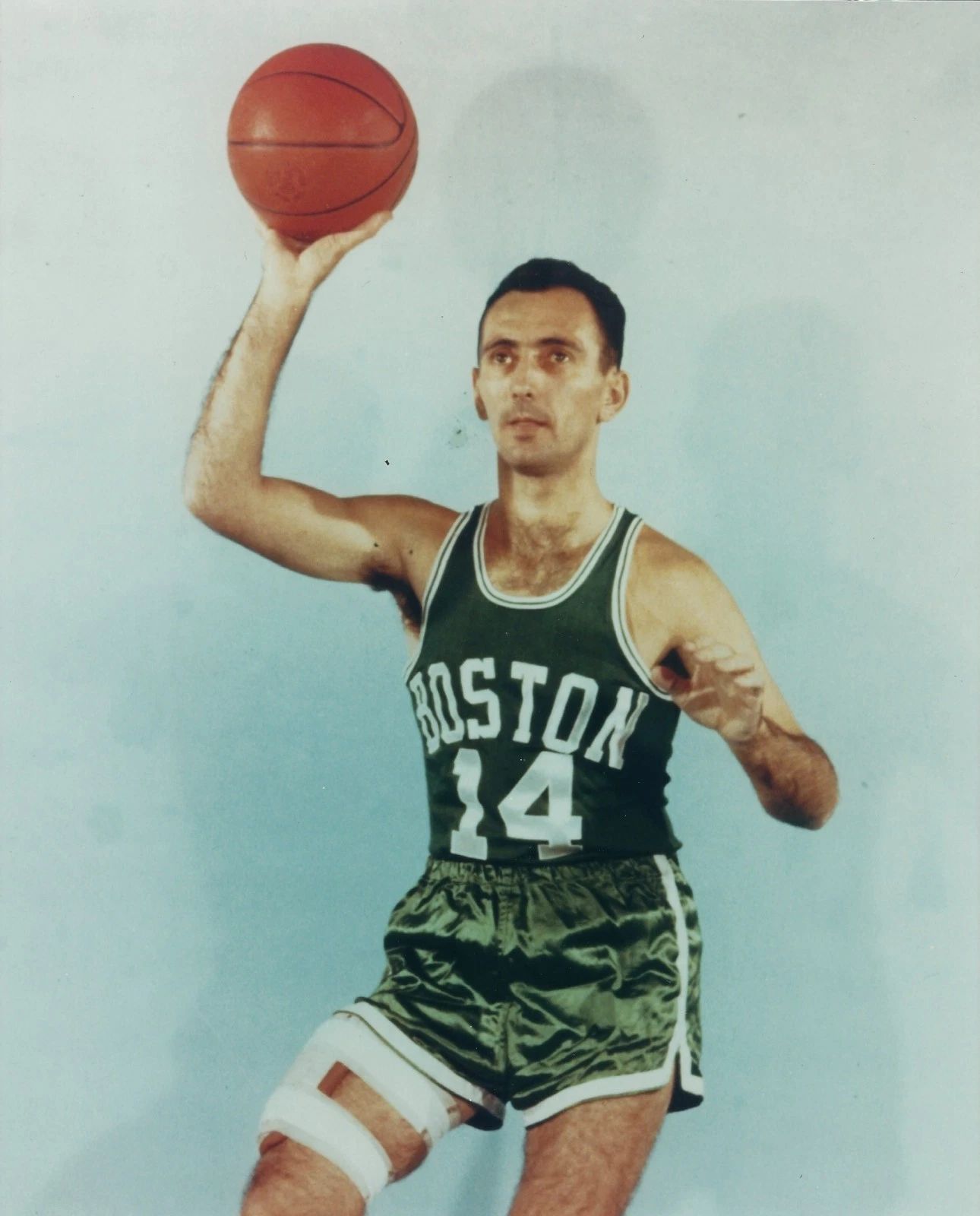 Bob Cousy Magnet Boston Celtics Basketball Nba Leg Taped