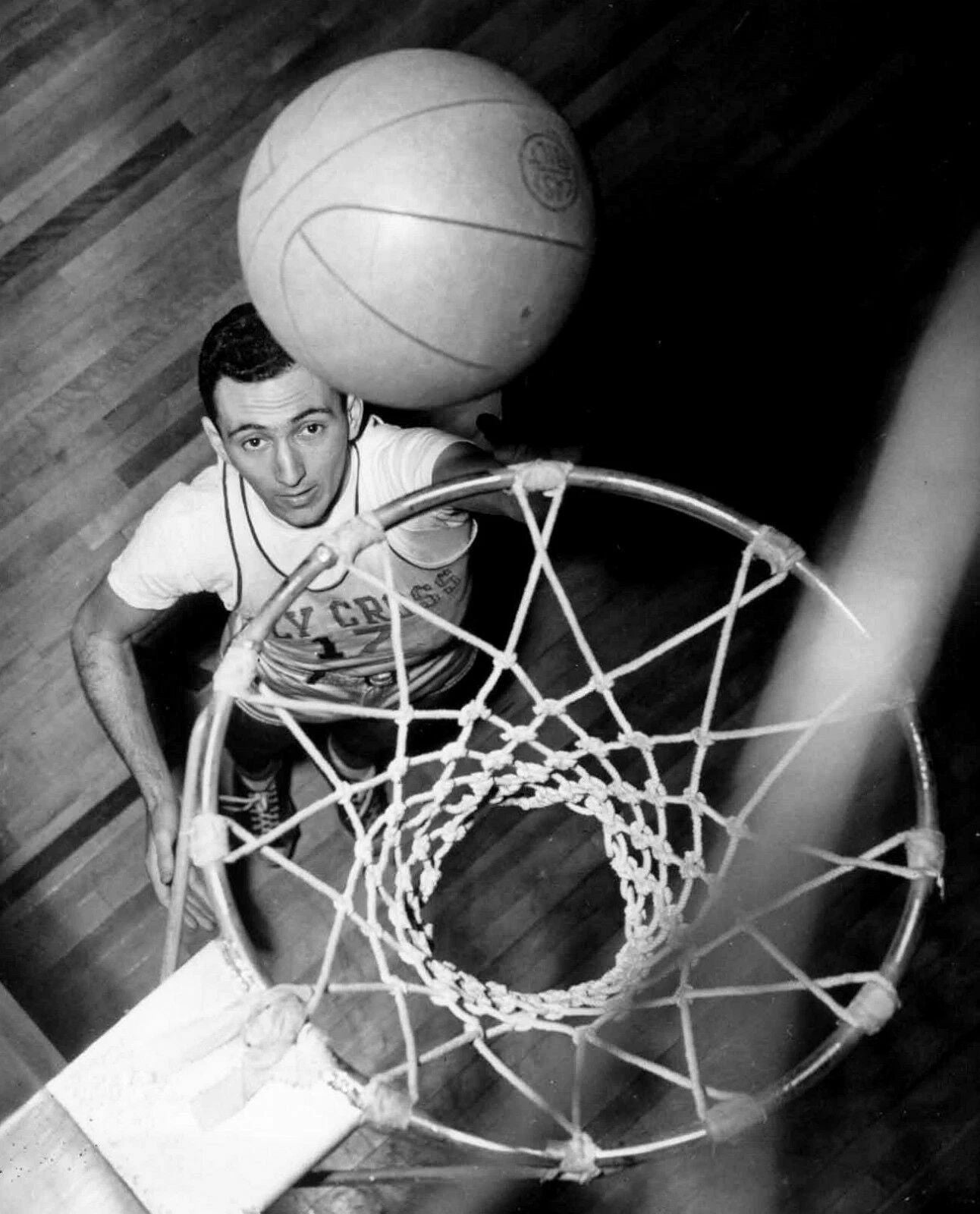 Bob Cousy Magnet Holy Cross Crusaders Picture Ncaa Basketball
