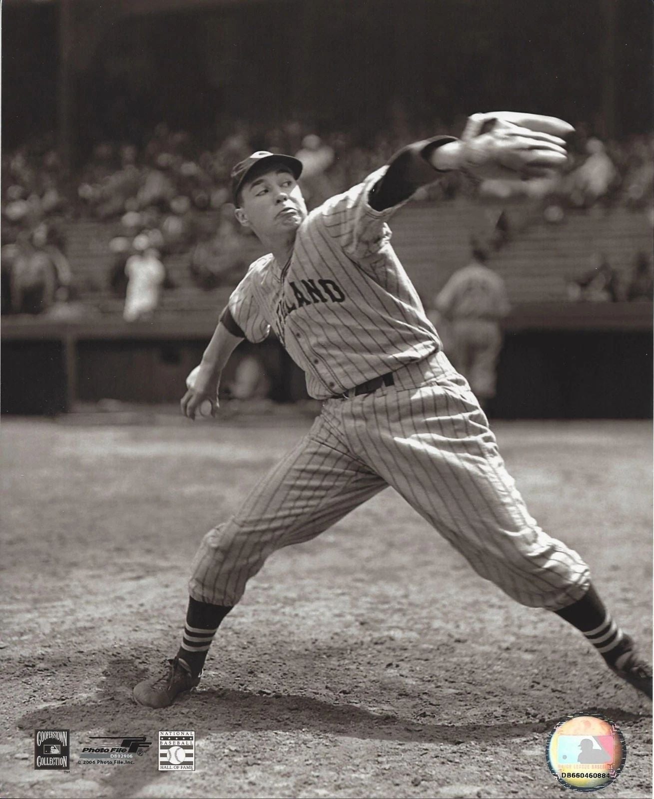 Bob Feller Magnet Cleveland Indians Baseball Picture From The Stretch