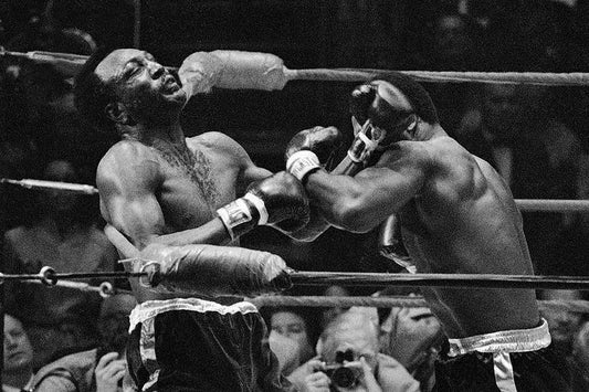Bob Foster Vs Joe Frazier Photo Boxing Picture Bw