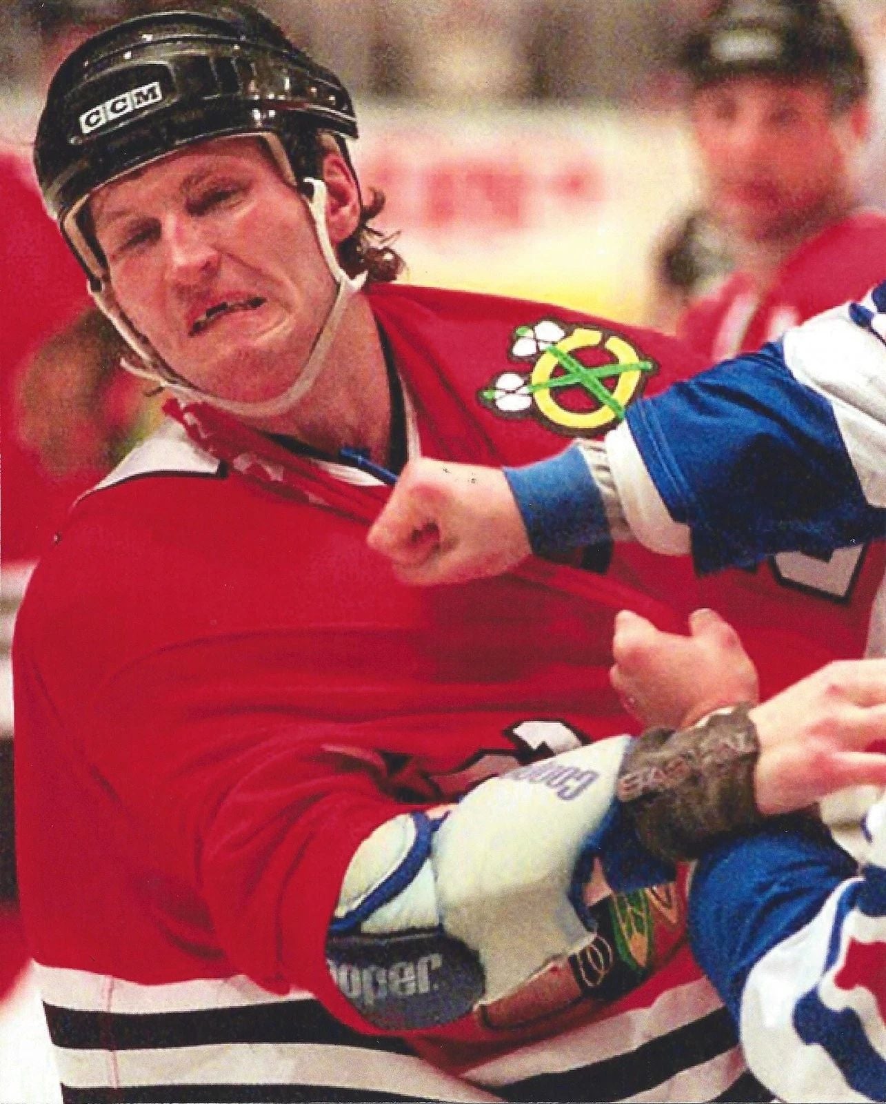 Bob Probert Magnet Hockey Chicago Blackhawks Picture Nhl Fight