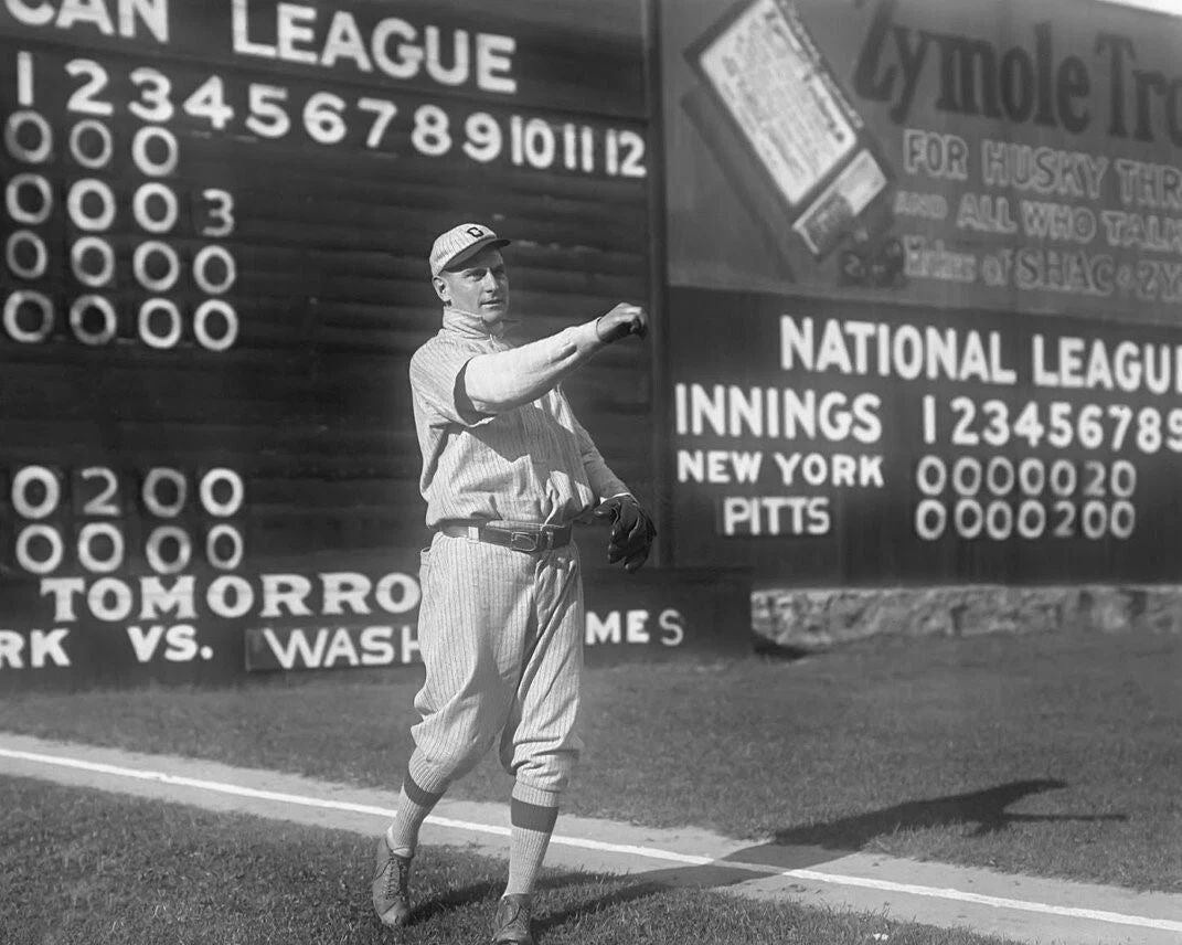 Bob Rhoads Photo Cleveland Naps Baseball Picture Mlb