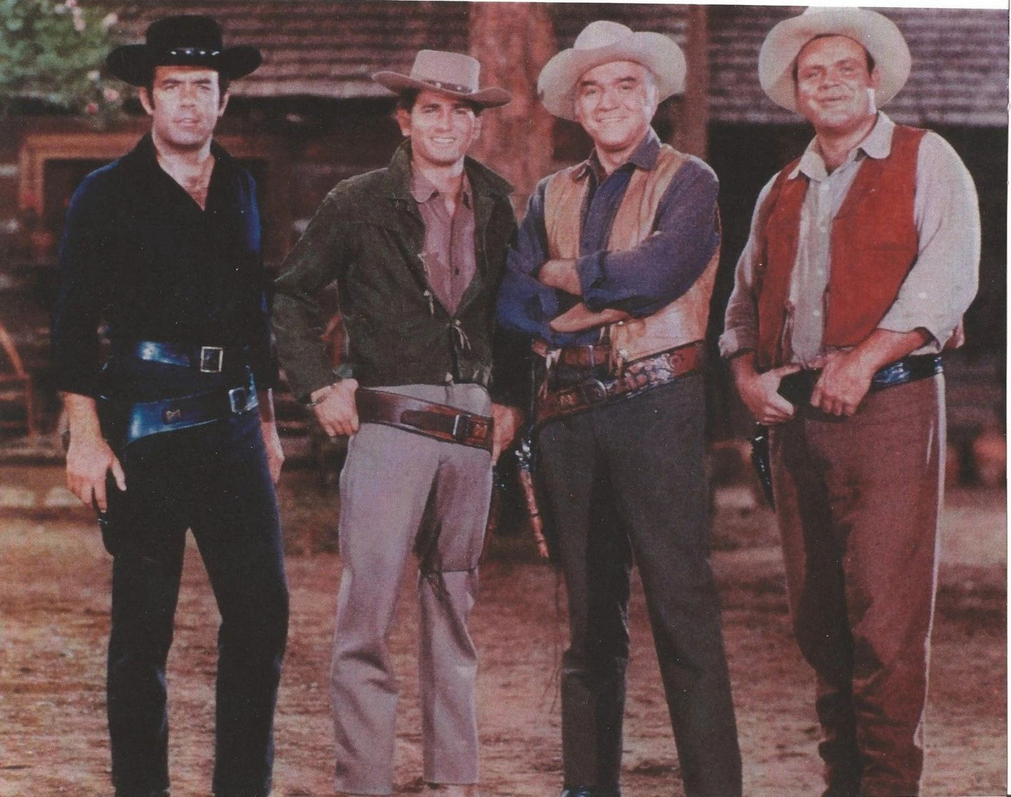 Bonanza Magnet Tv Lorne Greene Pernell Roberts Dan Blocker Michael Landon