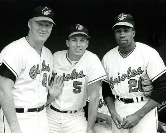 Boog Powell Frank & Brooks Robinson Keychain Oriole O'S Picture Baseball