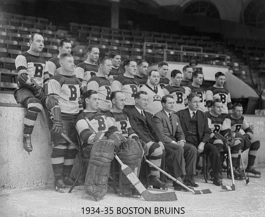 Boston Bruins 1934 35 Team Keychain Hockey Picture Nhl