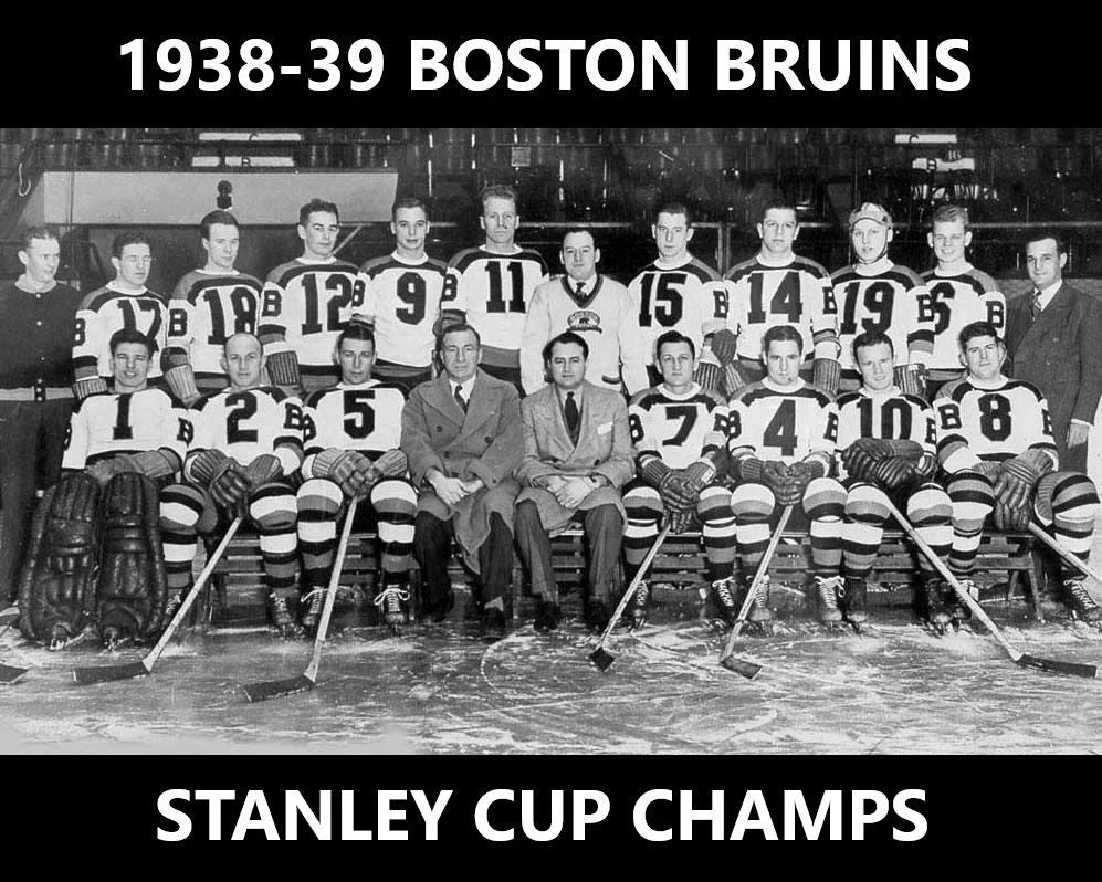 Boston Bruins 1938 39 Team Magnet Hockey Picture Nhl Stanley Cup Champs