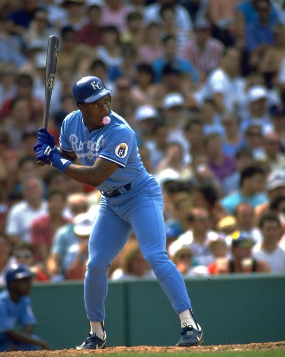 Bo Jackson Keychain Kansas City Royals Kc Baseball Picture Mlb At Bat