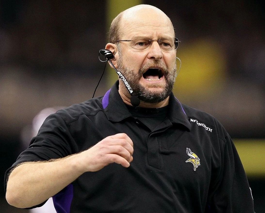 Brad Childress Keychain Minnesota Vikings Picture Nfl Football Game Time