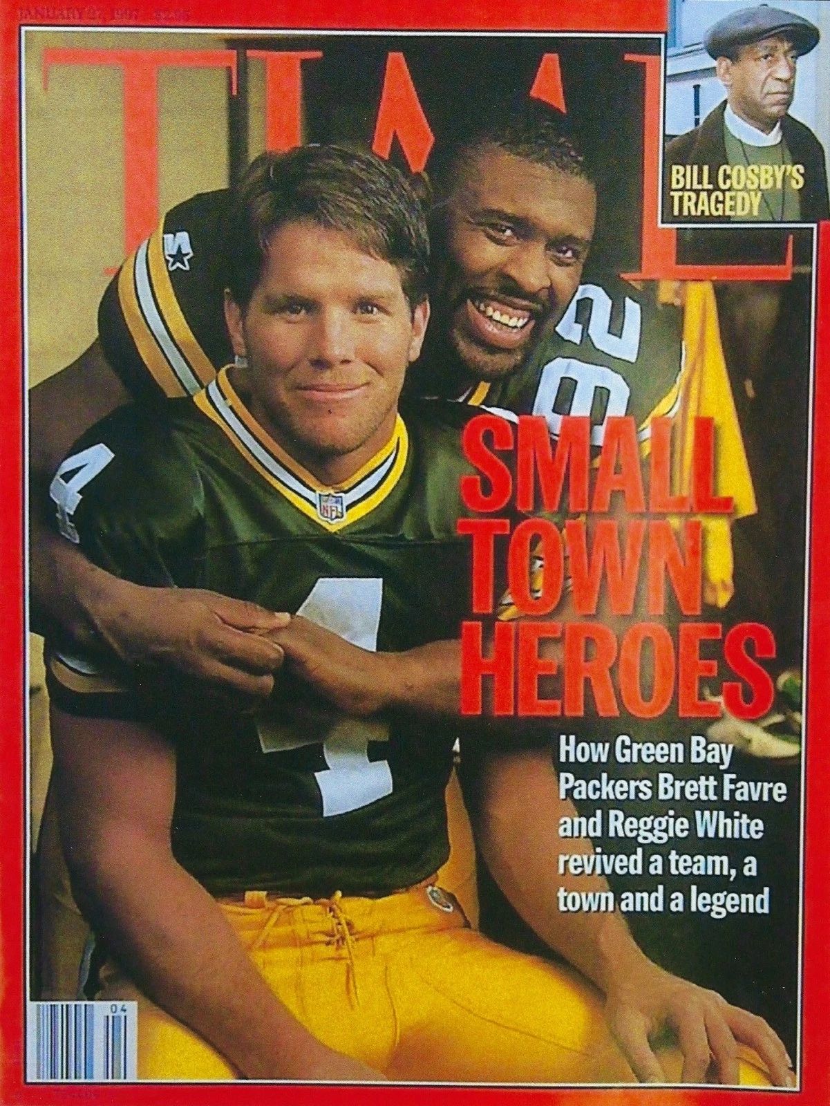 Brett Favre & Reggie White Magnet Green Bay Packers Picture Nfl Football Mag