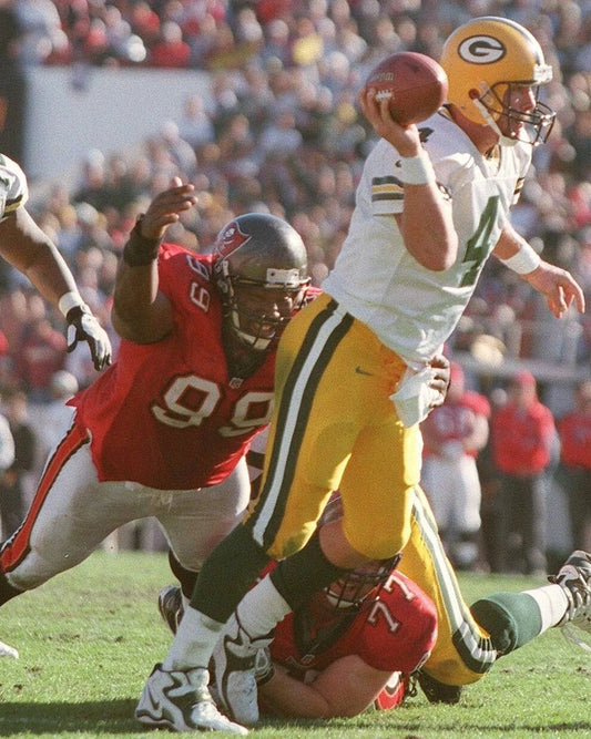 Brett Favre & Warren Sapp Magnet Green Bay Packers Picture Nfl Football