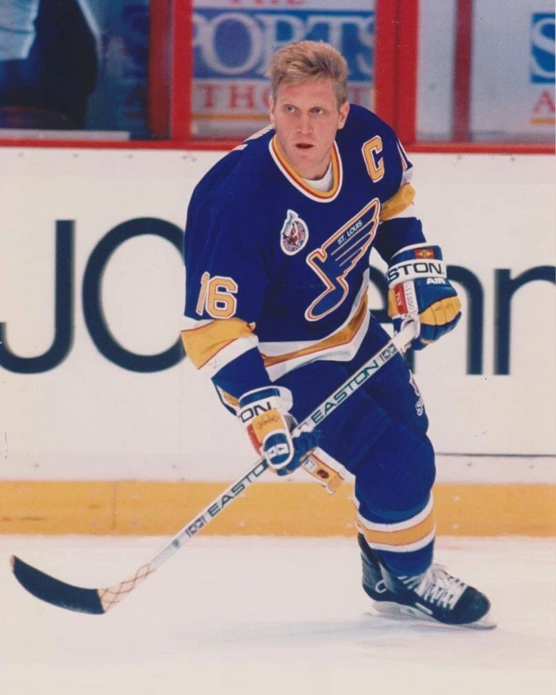 Brett Hull Keychain Hockey St. Louis Blues Picture Nhl No Helmet