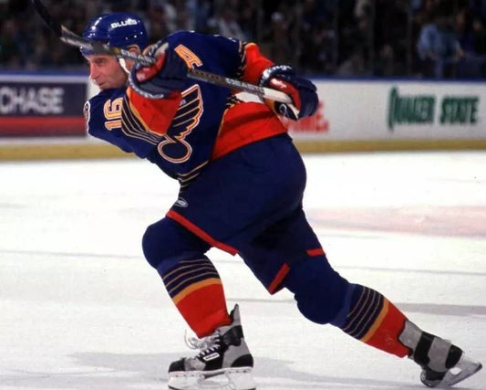 Brett Hull Photo Hockey St. Louis Blues Picture Nhl Slap Shot