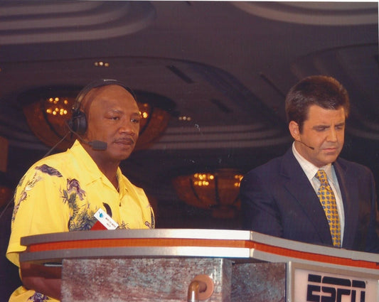 Brian Kinney & Marvelous Marvin Hagler Magnet Boxing Picture Espn