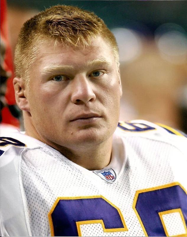 Brock Lesnar Photo Minnesota Vikings Football Picture Nfl Close Up