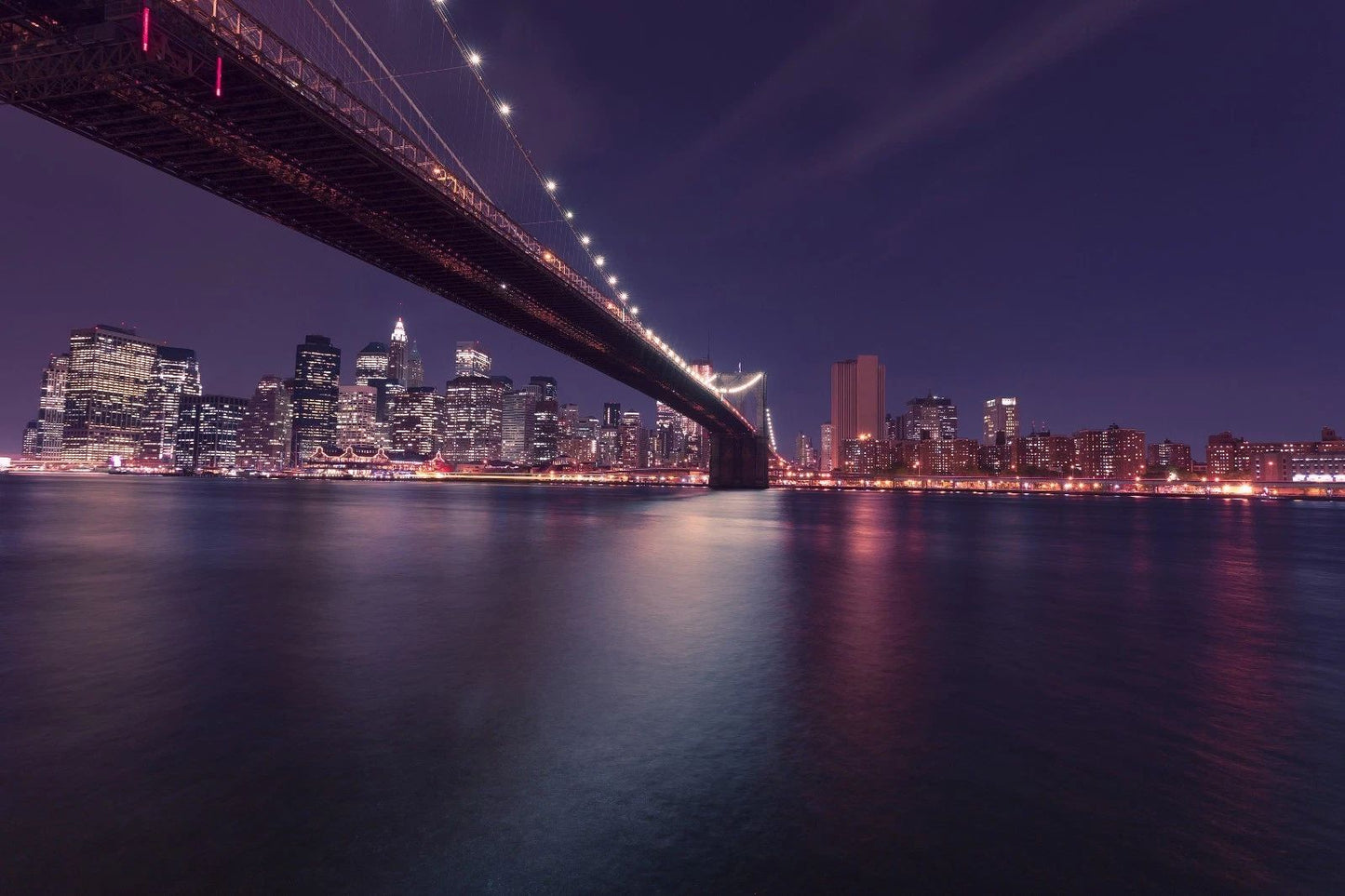 Brooklyn Bridge Glossy Keychain New York City Skyline Manhattan Keychain