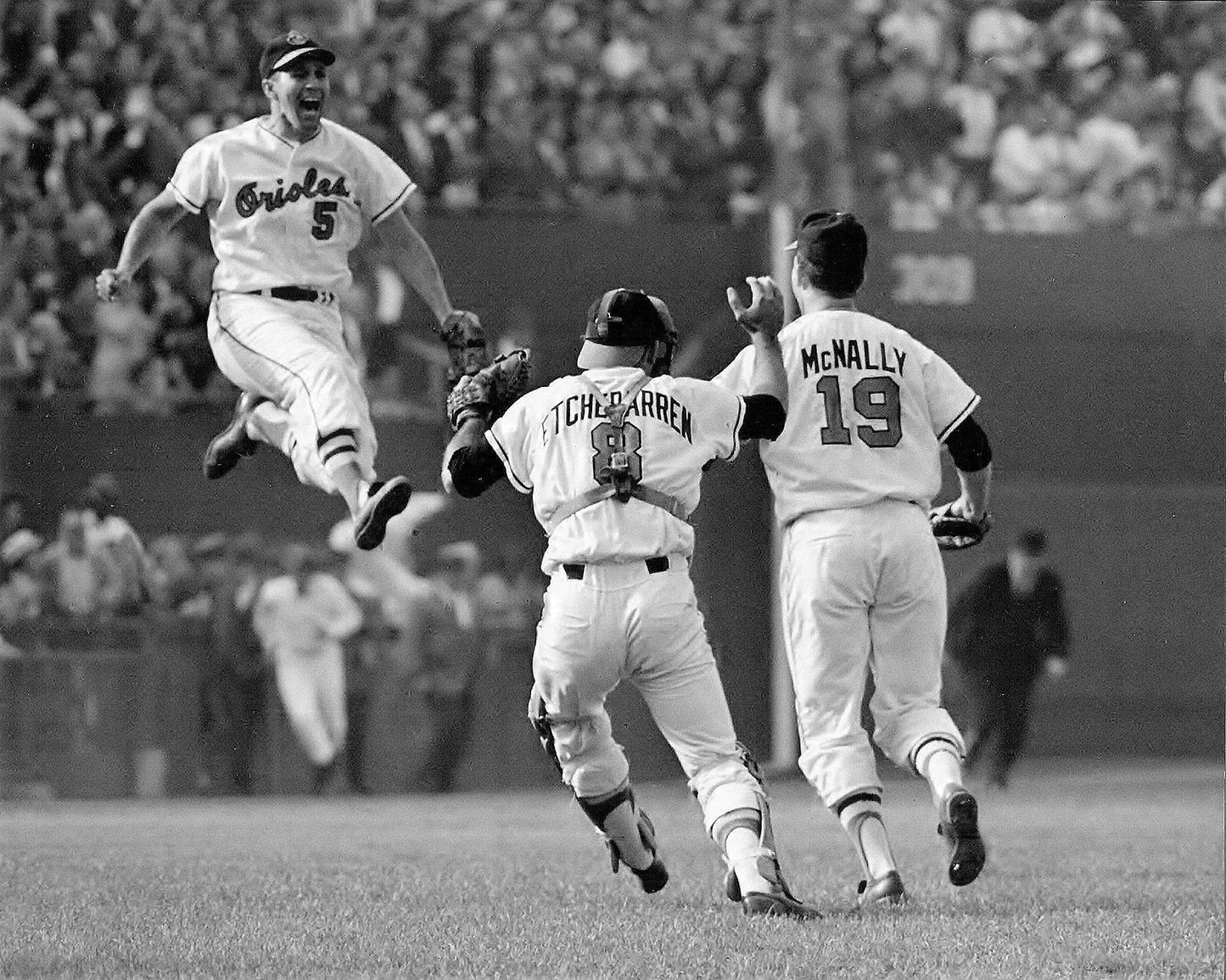 Brooks Robinson Etcherbarren Mcnally Magnet Orioles O'S Baseball Picture Mlb