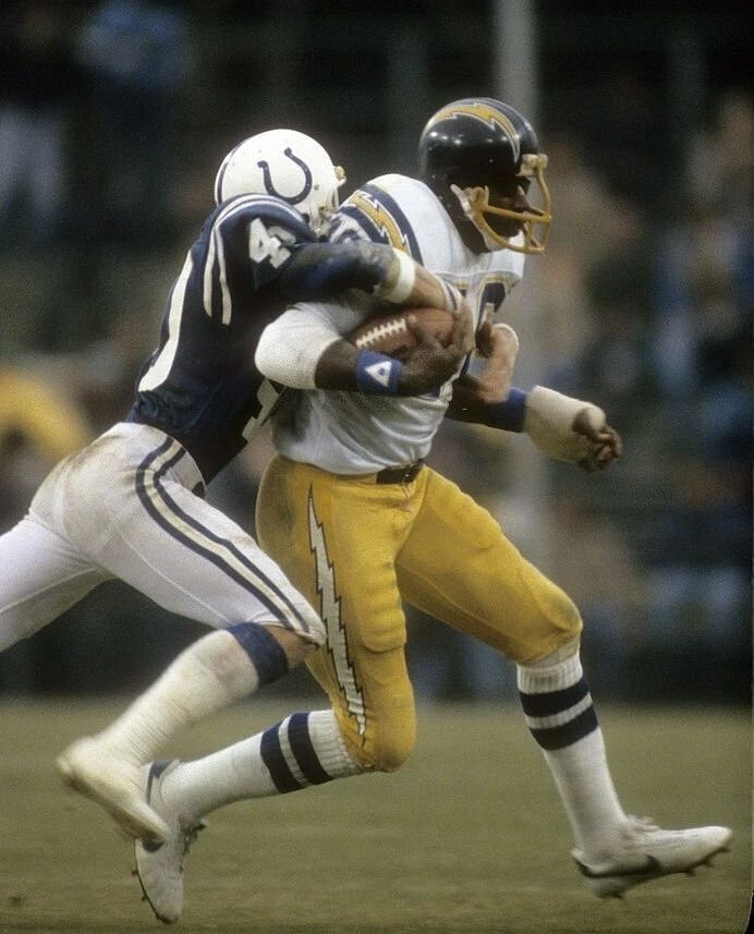 Bruce Laird Photo Baltimore Colts Picture Nfl Football Vs Chargers