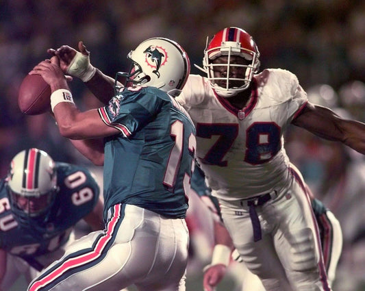 Bruce Smith & Dan Marino Magnet Buffalo Bills Picture Nfl Football Dolphins