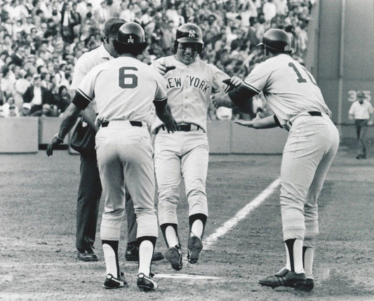 Bucky Dent Magnet New York Yankees Ny Baseball Mlb Picture Crossing Plate