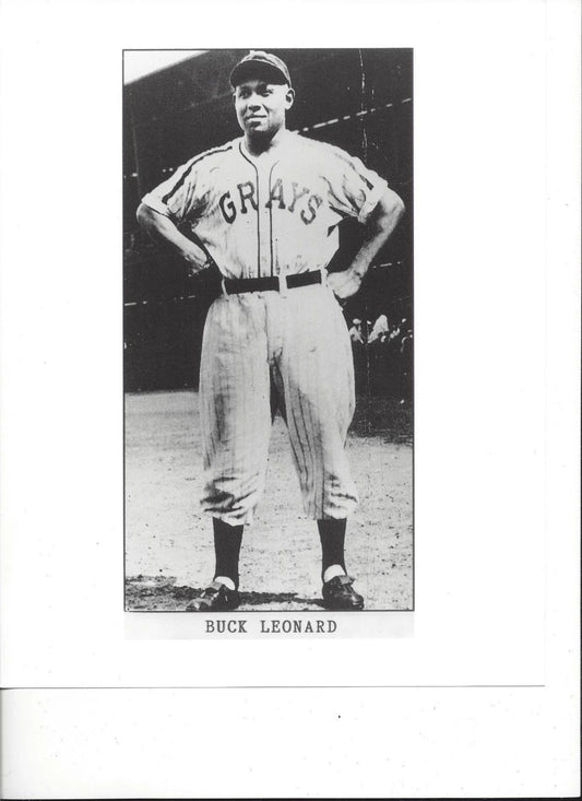 Buck Leonard Magnet Homestead Grays Baseball Pictur Negro League Wide Border
