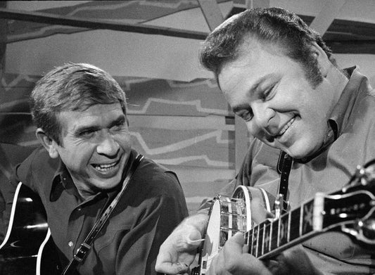 Buck Owens And Roy Clark In Hee Haw Tv Series Picture Magnet Print