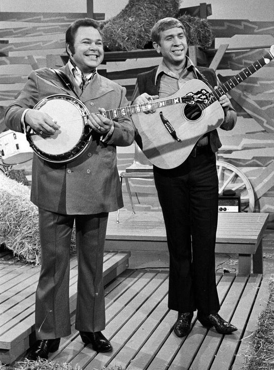 Buck Owens And Roy Clark In Hee Haw Tv Show Picture Magnet Print