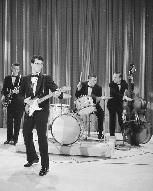 Buddy Holly Keychain Music Pop Rock & Roll Crickets Singer Songwriter Picture