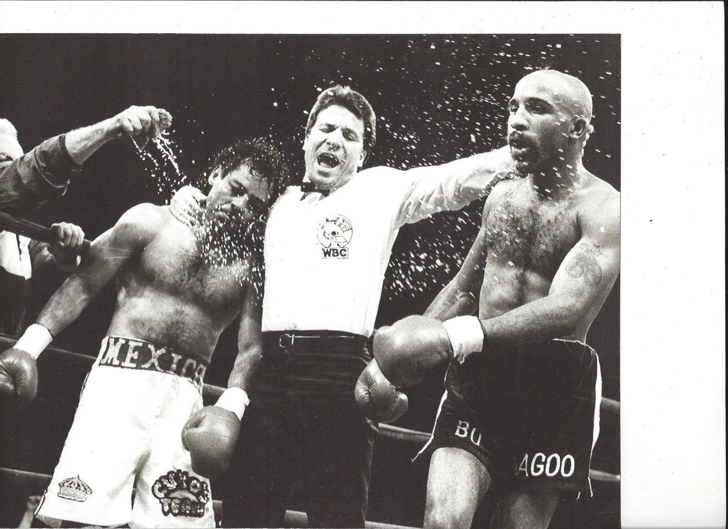 Buddy Mcgirt Keychain Boxing Picture Great Ring Shot