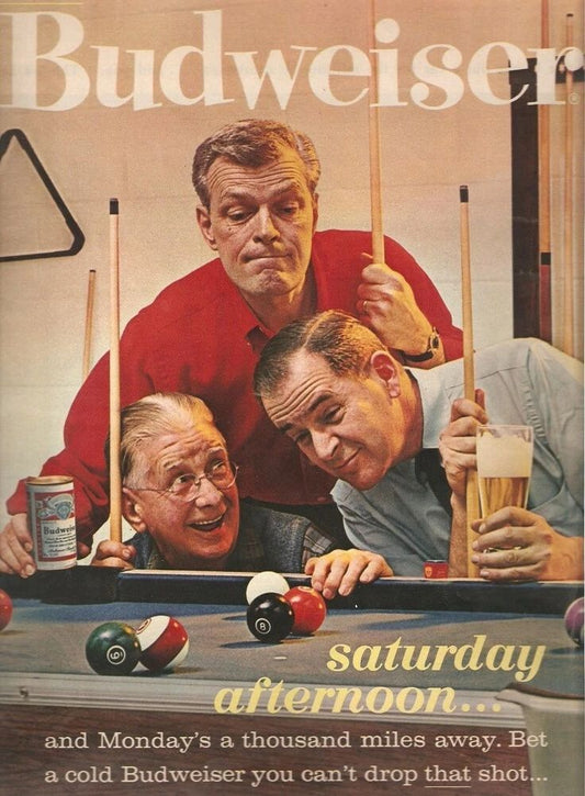 Budweiser Magnet Billiards Pool Picture