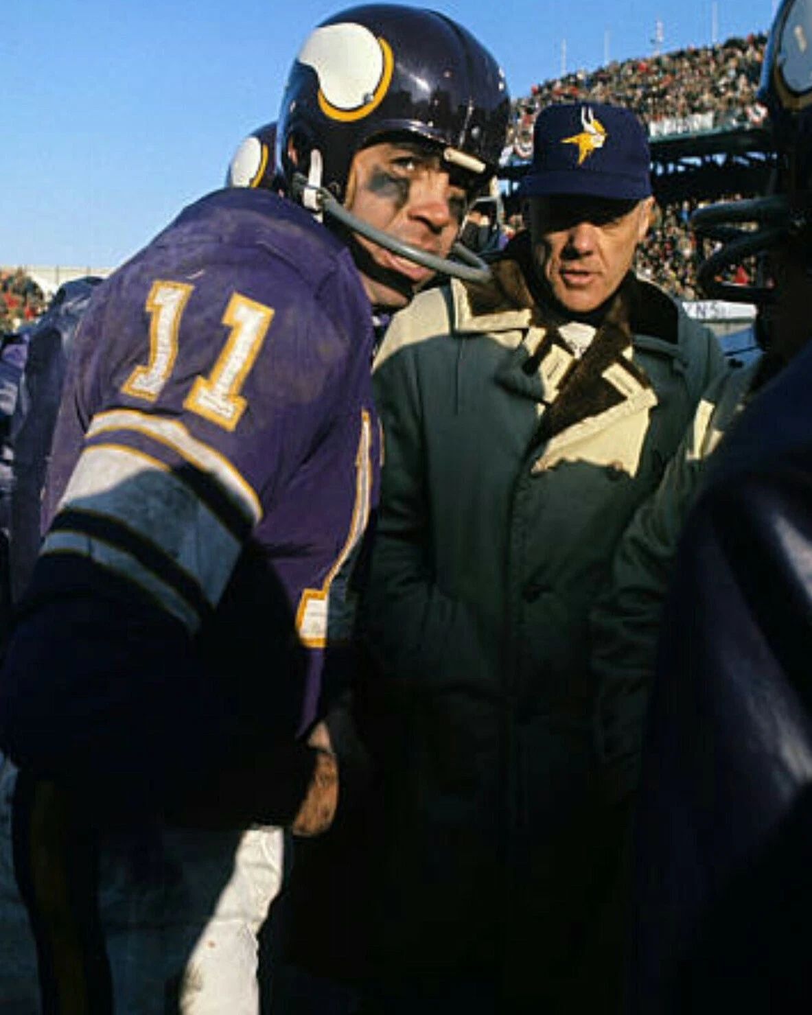 Bud Grant & Joe Kapp Keychain Minnesota Vikings Picture Nfl Football