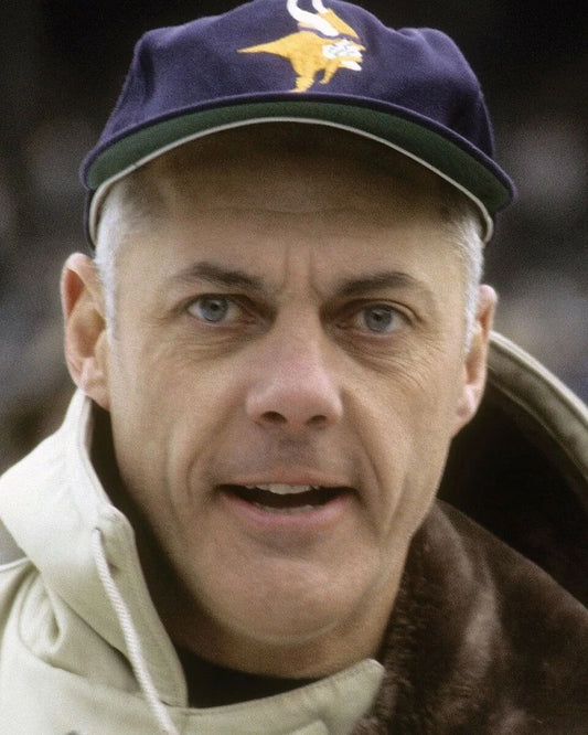 Bud Grant Keychain Minnesota Vikings Nfl Football Close Up