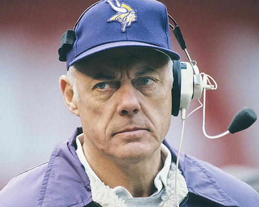Bud Grant Magnet Minnesota Vikings Nfl Football With Head Set