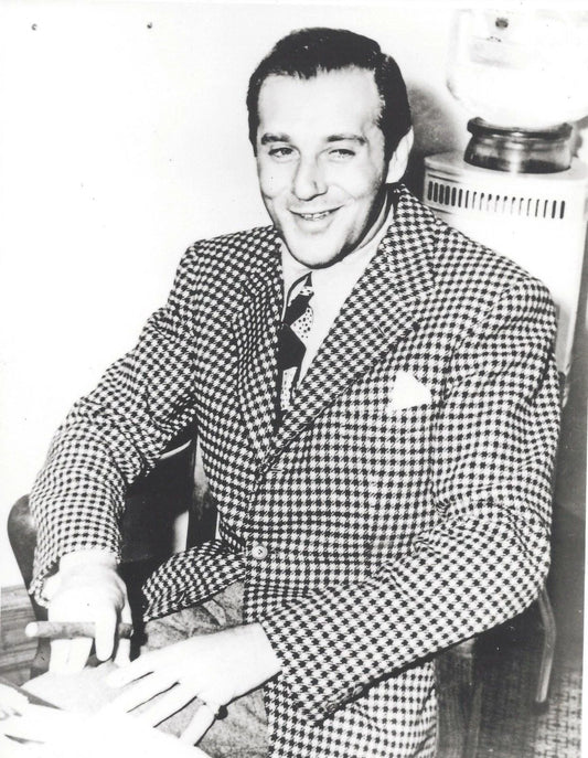 Bugsy Siegel Keychain Mafia Organized Crime Mobster Mob Picture