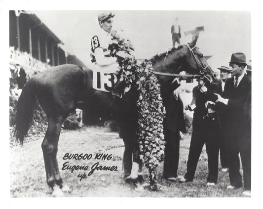 Burgoo King Photo Horse Racing Picture Jockey Eugene James