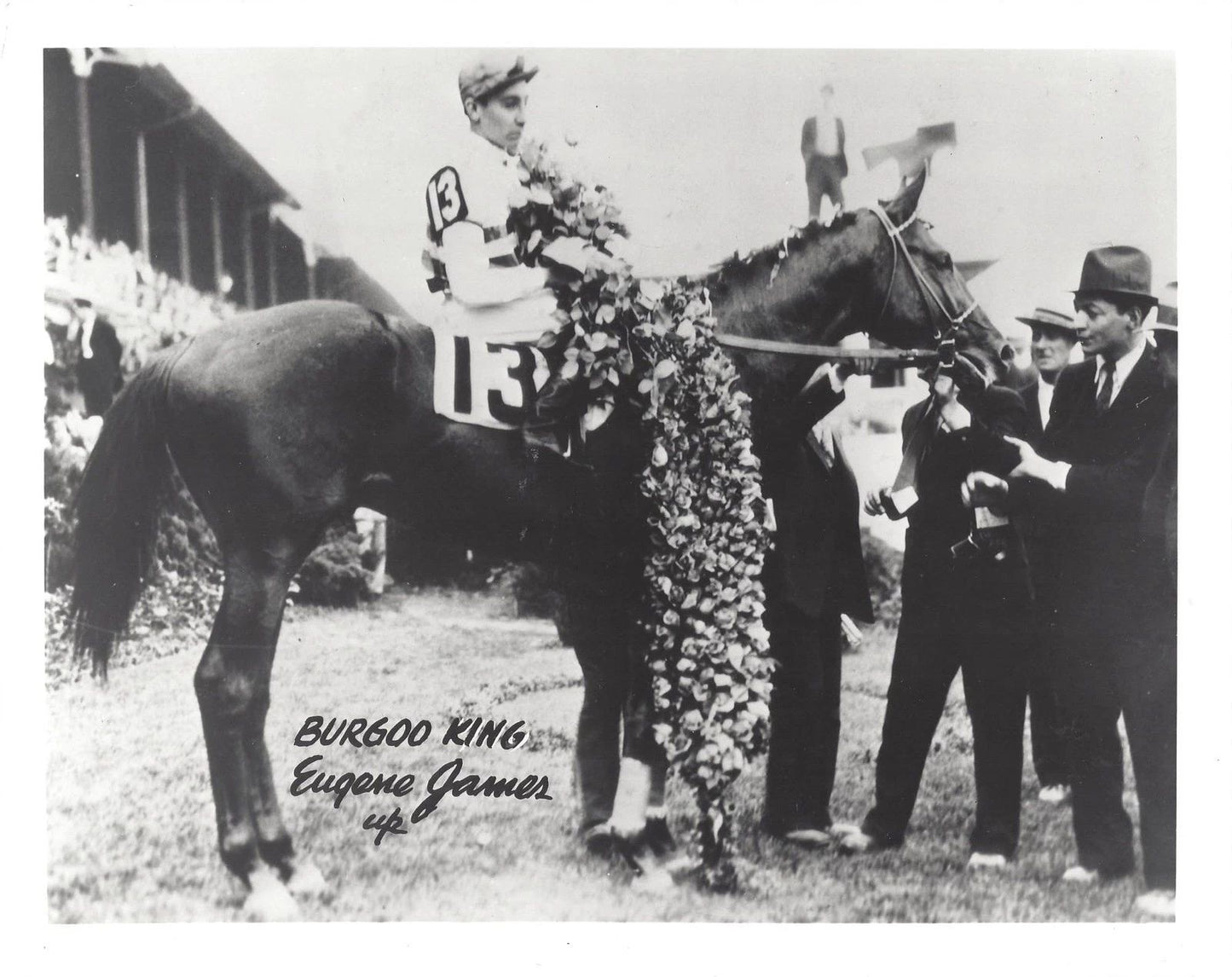 Burgoo King Magnet Horse Racing Picture Jockey Eugene James