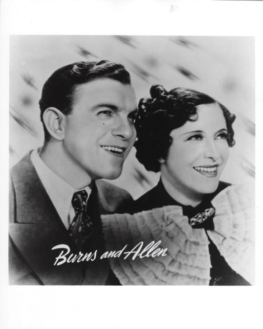 Burns & Allen Show Photo Picture Comedy George Gracie Tv Wide Border