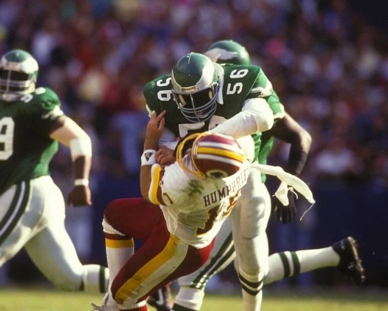 Byron Evans & Stan Humphries Magnet Philadelphia Eagles Redskins Football