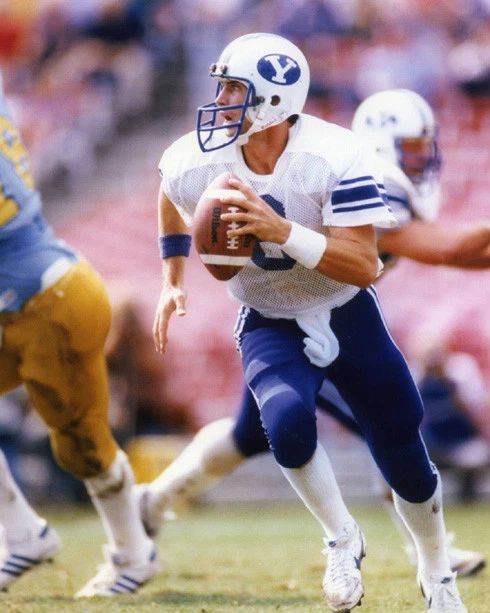 Byu Cougars Steve Young Glossy Magnet Print College Football Magnet