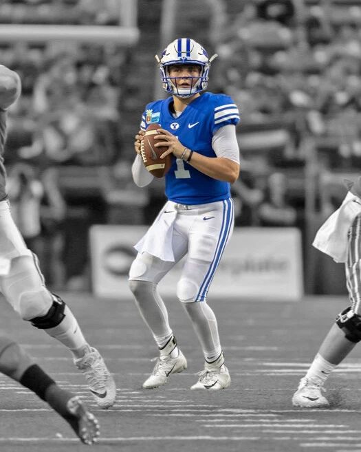 Byu Cougars Zach Wilson Spotlight Magnet New York Jets Magnet Glossy Print