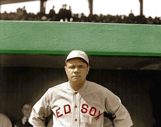 Babe Ruth Boston Red Sox Pre New York Yankees 8 X 10 Keychain Picture Keychaingraph