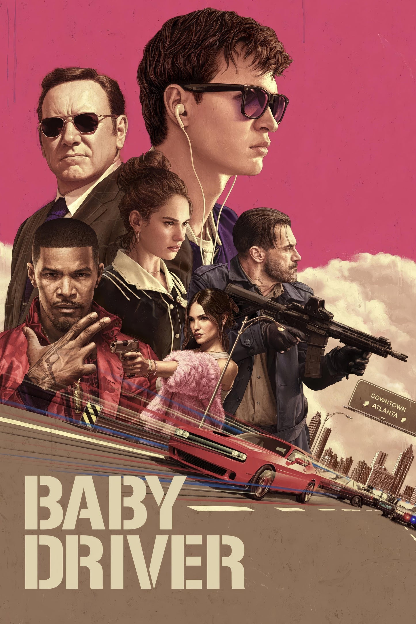 Baby Driver (2017) Movie Magnet
