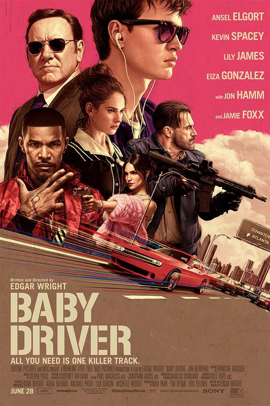 Baby Driver Action Car Movie Print Painting Jigsaw Puzzle