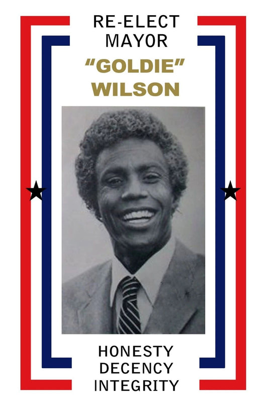 Back To The Future 2 Re Elect Mayor Goldie Wilson Campaign Keychain
